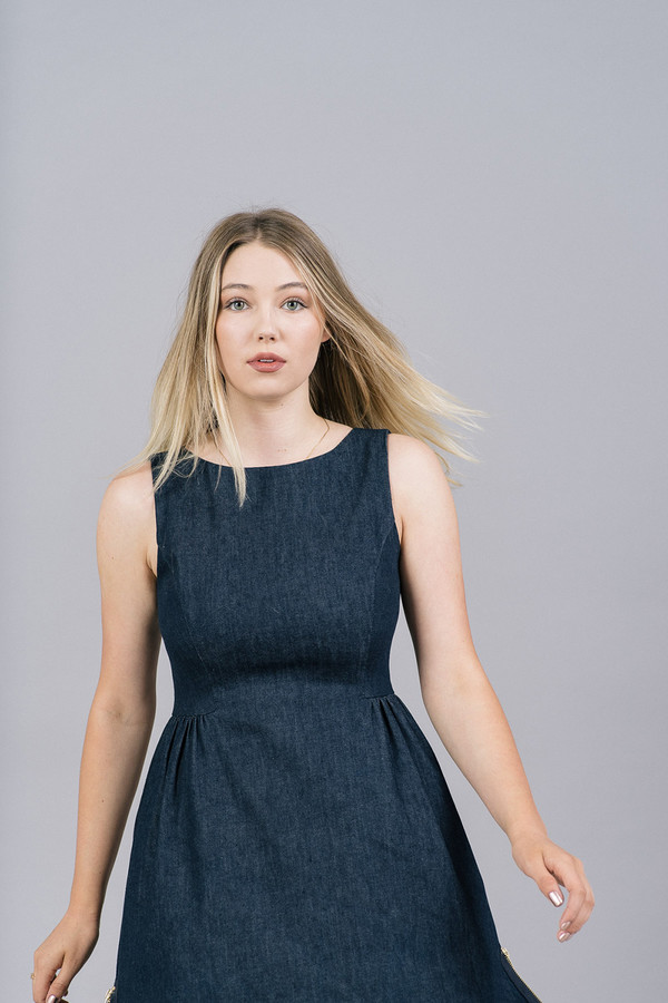 Harvey Faircloth Sleeveless Denim Dress Harvey Faircloth Sleeveless Denim Dress