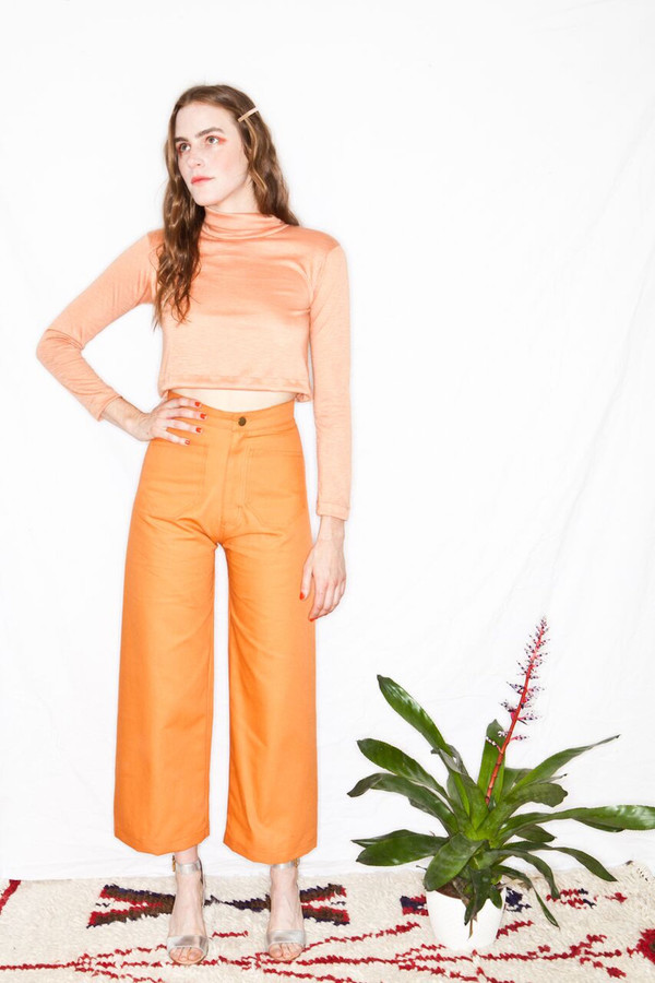 Lykke Wullf Sandy Pant Peach Canvas Lykke Wullf Sandy Pant Peach Canvas