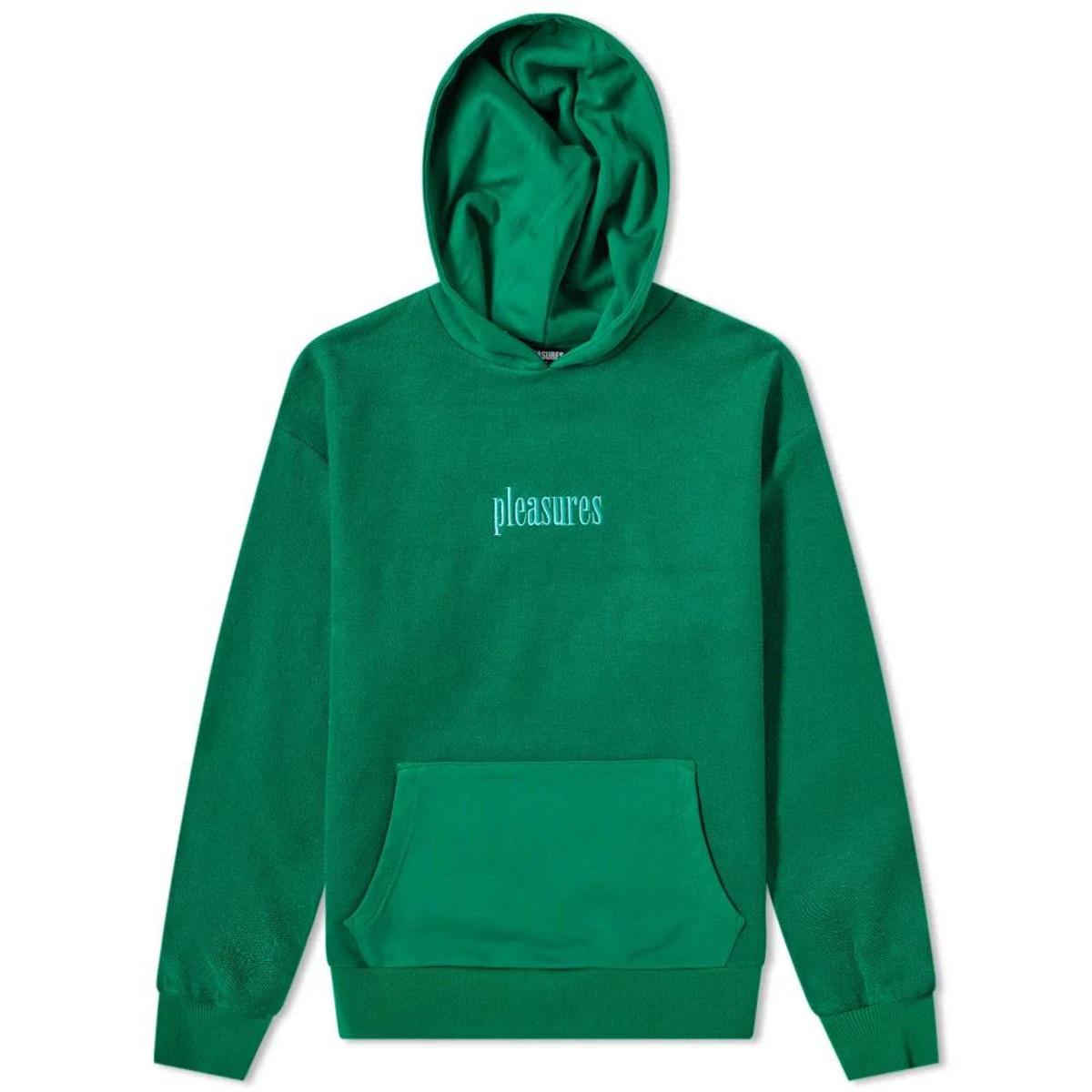 pleasures hoodie green