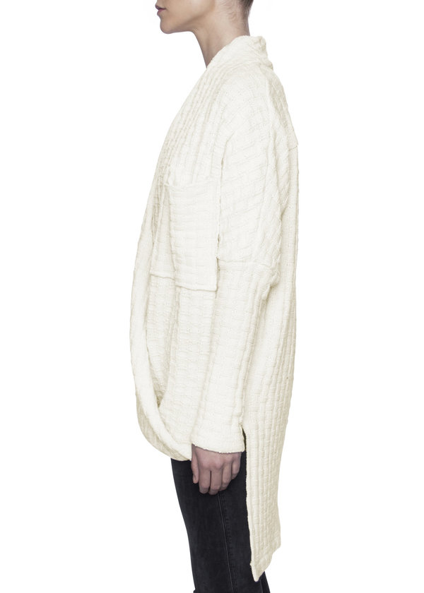 Vincetta Ivory Wrap Front Sweater Vincetta Ivory Wrap Front Sweater