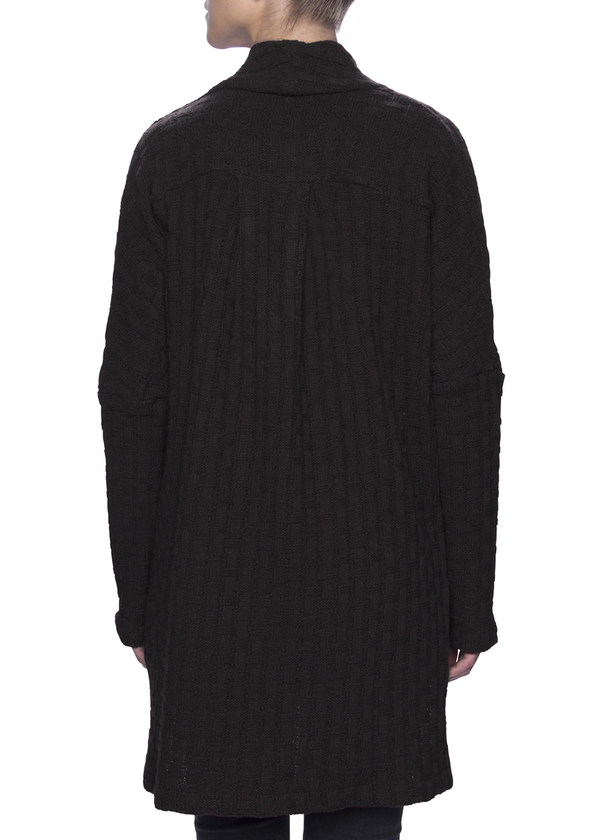 Vincetta Black Wrap Front Sweater Vincetta Black Wrap Front Sweater