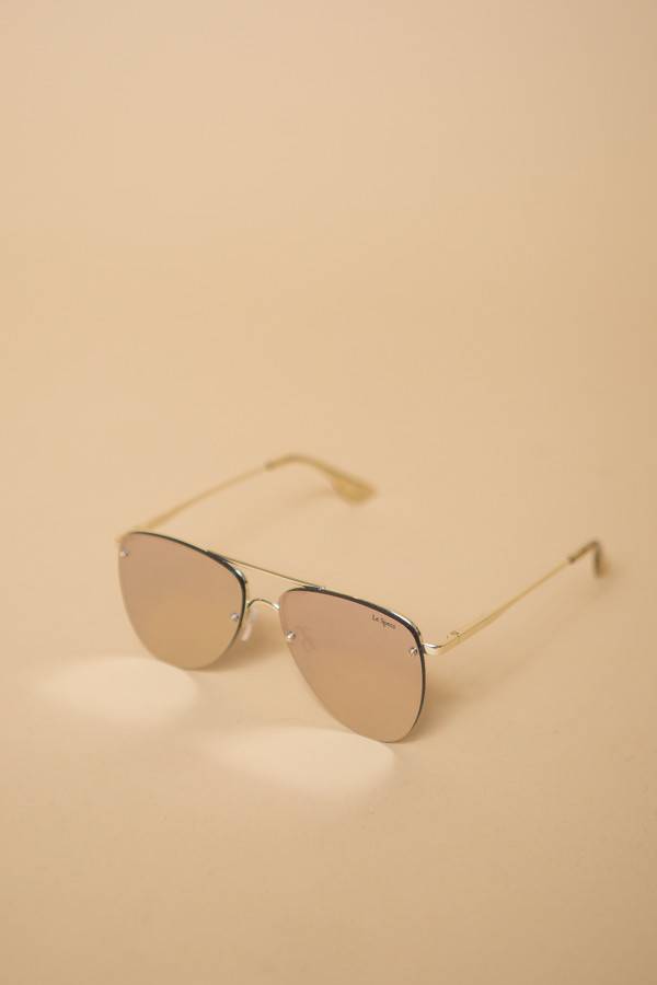 Le Specs The Prince Sunglasses / Gold Le Specs The Prince Sunglasses / Gold