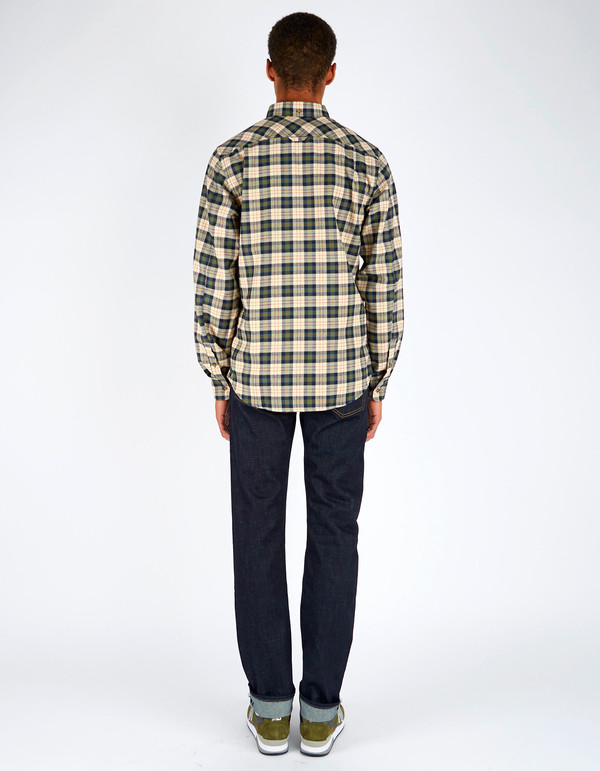 Men's Fjallraven Stig Flannel Shirt Chalk White Men's Fjallraven Stig Flannel Shirt Chalk White