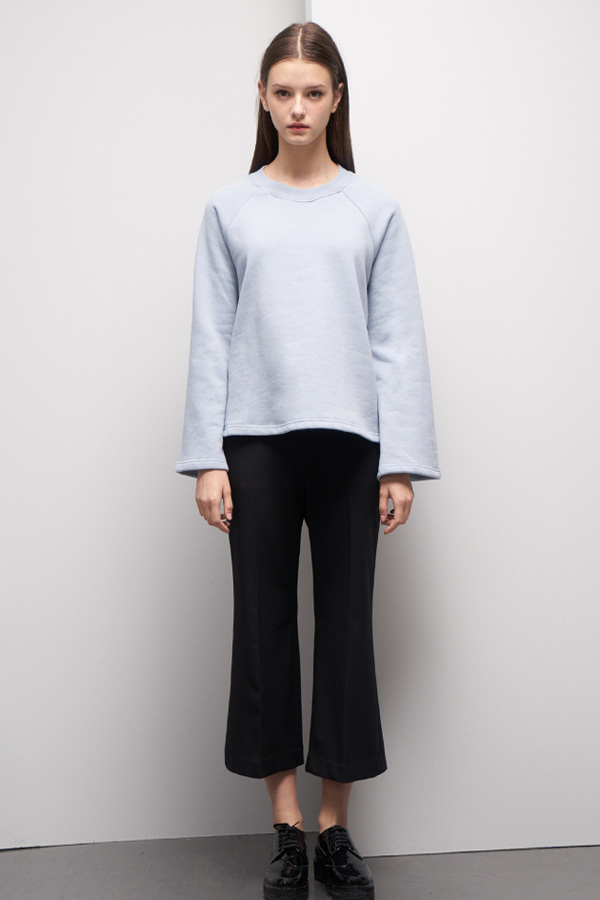 LOOKAST Bell Sleeve Sweatshirt- Baby Blue LOOKAST Bell Sleeve Sweatshirt- Baby Blue