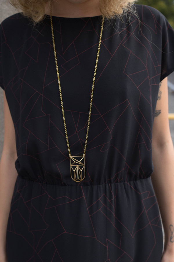 Eve Gravel Fire Bird Dress - Black Constellation Eve Gravel Fire Bird Dress - Black Constellation