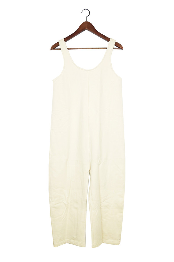 Ilana Kohn Gary Jumpsuit, Cream, Cotton French Terry Ilana Kohn Gary Jumpsuit, Cream, Cotton French Terry
