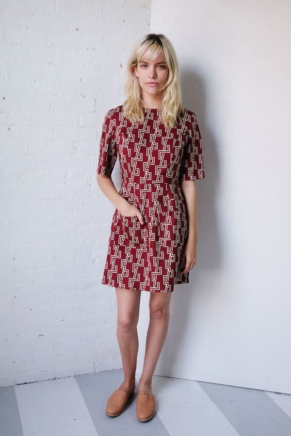 Dusen Dusen patch pocket dress Dusen Dusen patch pocket dress