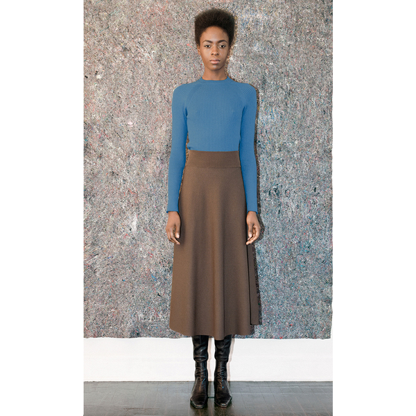 Pari Desai Flared Skirt - Cocoa Pari Desai Flared Skirt - Cocoa