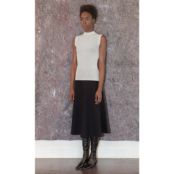 Pari Desai Leila Sweater Shell - White Pari Desai Leila Sweater Shell - White