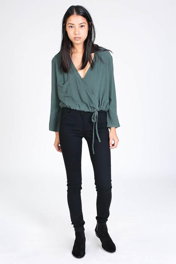 3x1 Channel seam high rise skinny in black 3x1 Channel seam high rise skinny in black
