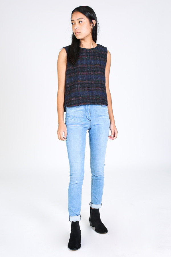 3x1 High rise channel seam skinny jean in Leros 3x1 High rise channel seam skinny jean in Leros