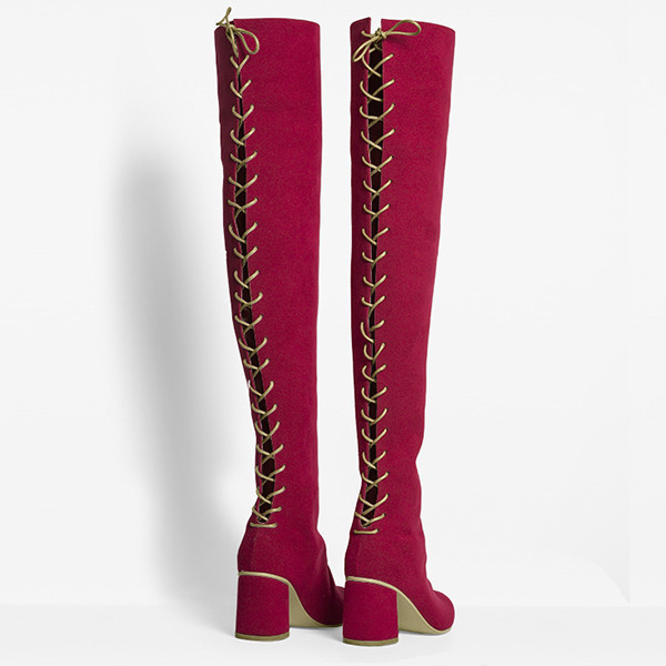 Rafa Stick Boot – Ruby Rafa Stick Boot – Ruby