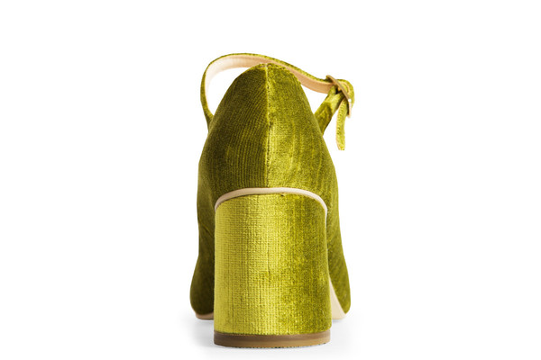 Rafa The Skipper Heel – Vert Velvet Rafa The Skipper Heel – Vert Velvet