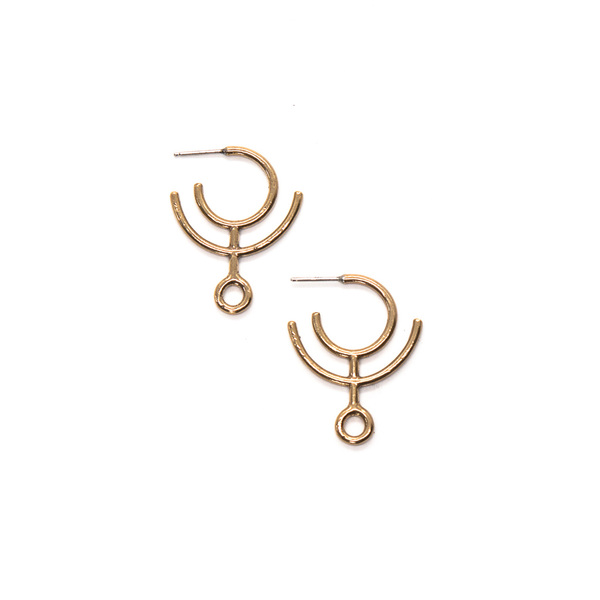 Laurel Hill Jewelry Hawthorn Arc Hoops Laurel Hill Jewelry Hawthorn Arc Hoops