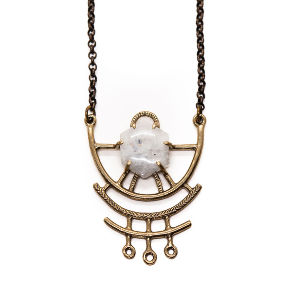 Laurel Hill Jewelry Dreamweaver Necklace // Moonstone Laurel Hill Jewelry Dreamweaver Necklace // Moonstone