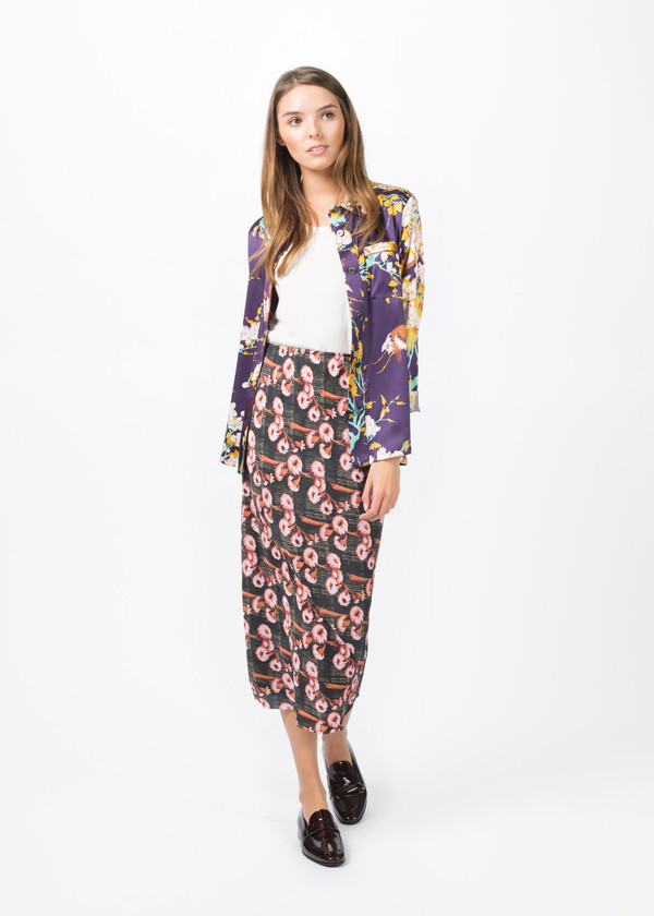 Laura Urbinati Silk Pajama Shirt Laura Urbinati Silk Pajama Shirt