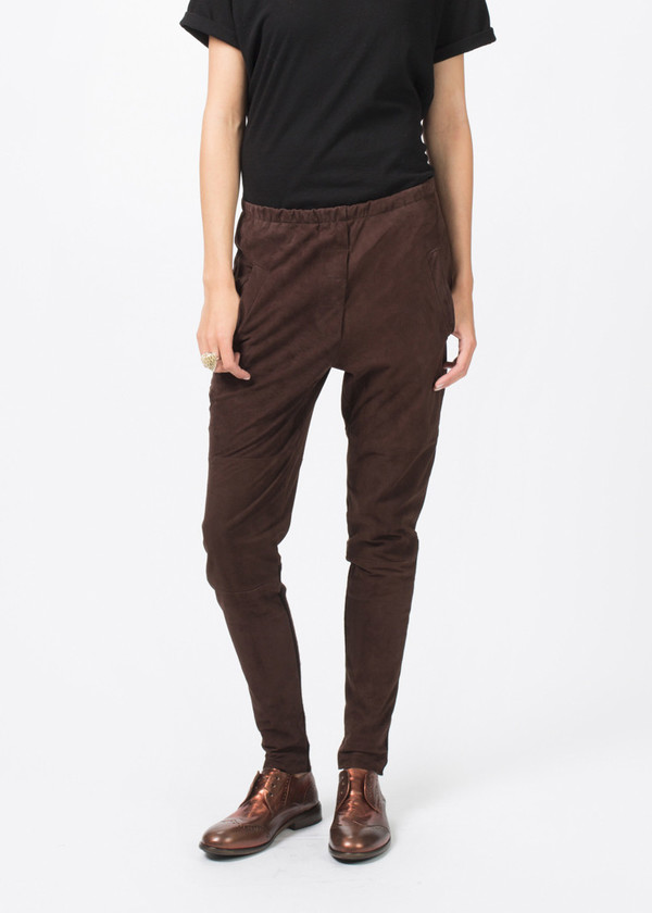 Kristensen du Nord Tapered Leather Trouser Kristensen du Nord Tapered Leather Trouser