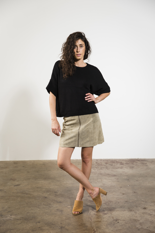 Elk CHUNKY BLACK SWEATER Elk CHUNKY BLACK SWEATER