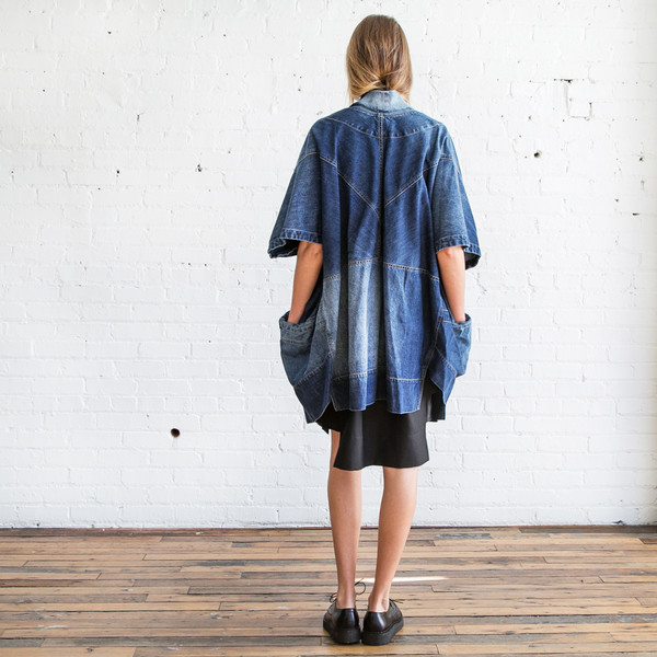 Gary Graham Cocoon Vest Denim Gary Graham Cocoon Vest Denim