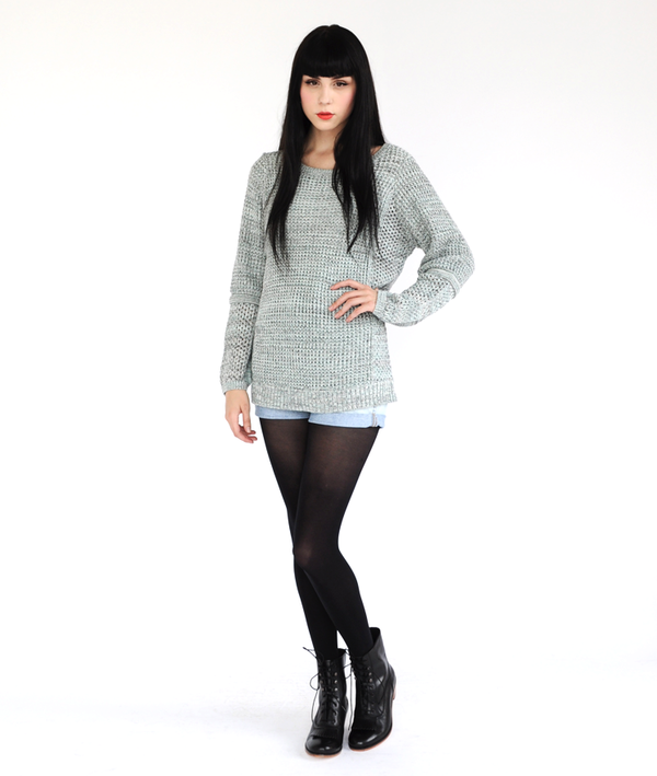 Shakuhachi Pointelle Sweater Shakuhachi Pointelle Sweater