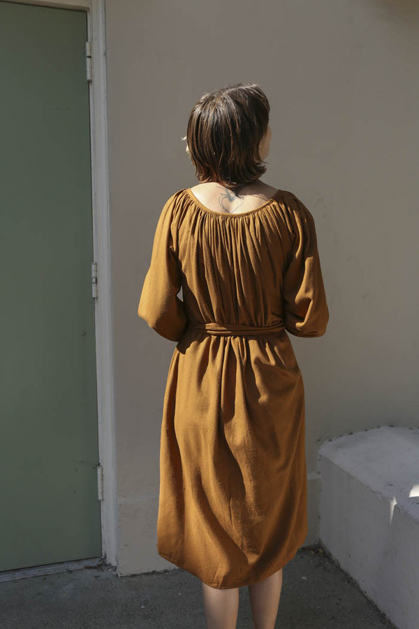 Lindsay Robinson Hutton Dress in Toffee Lindsay Robinson Hutton Dress in Toffee
