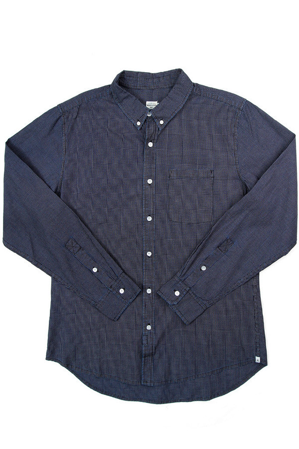 Men's Bridge & Burn Fulton Dark Indigo Grid Men's Bridge & Burn Fulton Dark Indigo Grid