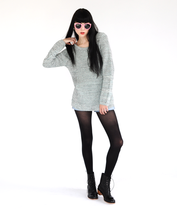 Shakuhachi Pointelle Sweater Shakuhachi Pointelle Sweater