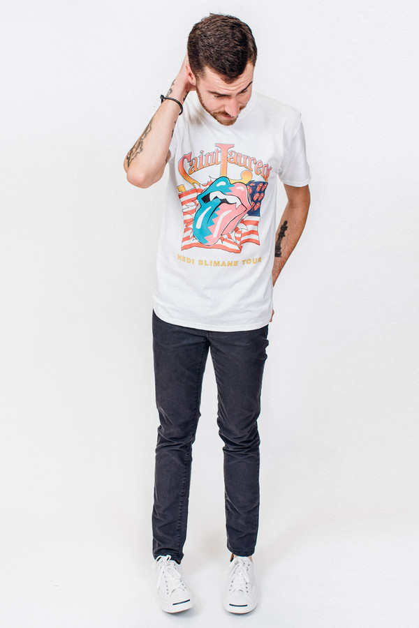 Men's Bleached Goods Rolling Saints T-shirt Men's Bleached Goods Rolling Saints T-shirt