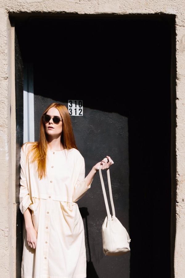 Revisited Matters Raincoat Dress - Cream Revisited Matters Raincoat Dress - Cream