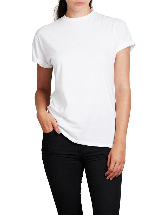 Mainline Basics This White Tee is the Best Kind of Basic Mainline Basics This White Tee is the Best Kind of Basic