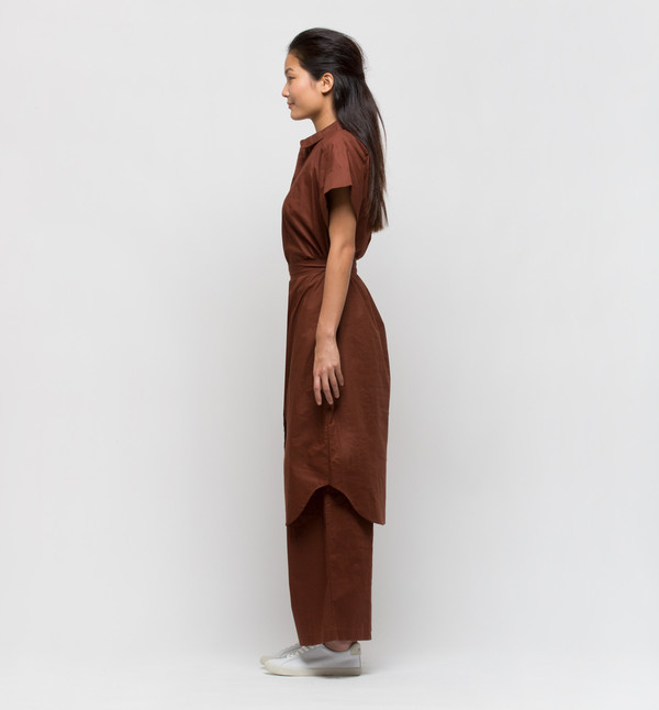 Kowtow Journey Dress Brick Kowtow Journey Dress Brick