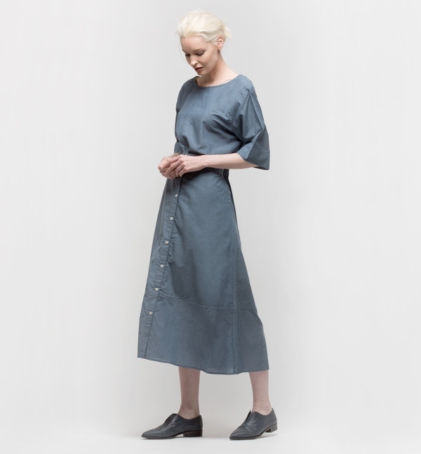 Kowtow Radius Top Navy Chambray Kowtow Radius Top Navy Chambray