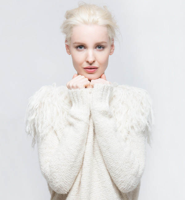 Laura Siegel Sweater Dress Ivory Laura Siegel Sweater Dress Ivory