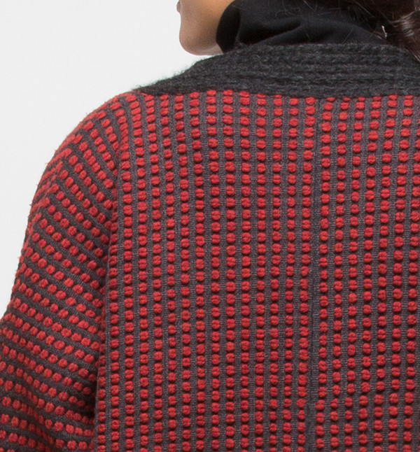 Lemlem Tolo Knit Trim Long Cardigan Rust Lemlem Tolo Knit Trim Long Cardigan Rust