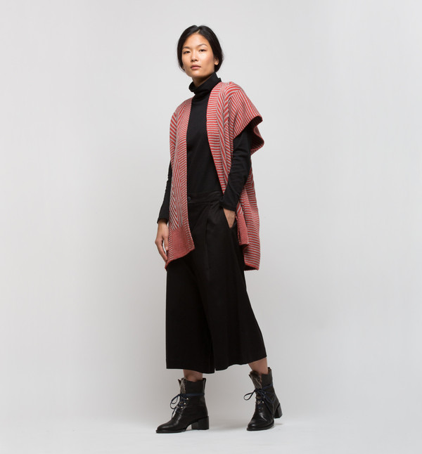 VOZ Chevron Vest Brick/Grey Alpaca VOZ Chevron Vest Brick/Grey Alpaca