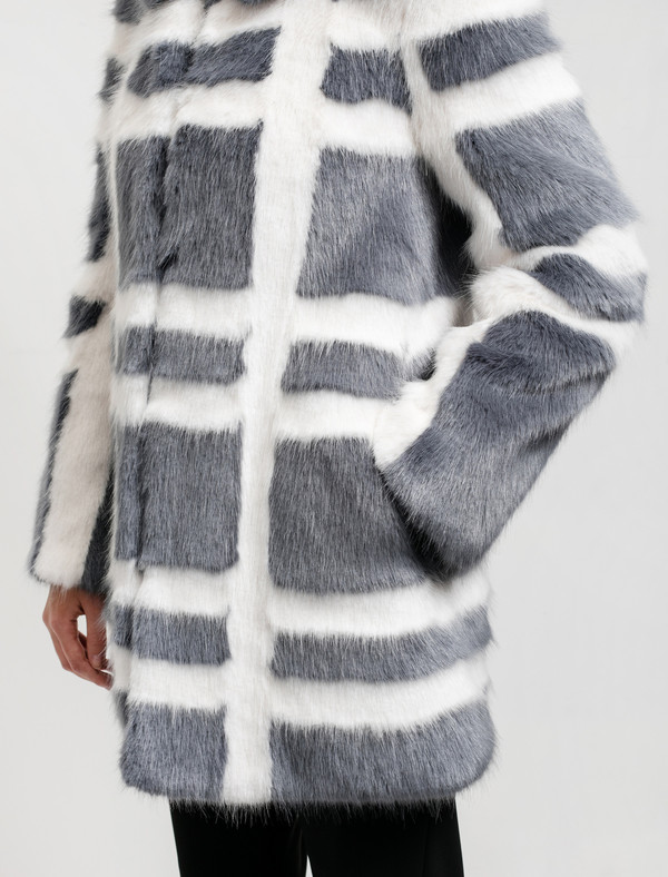 Shrimps Womens Edith Coat Flint/Cream Shrimps Womens Edith Coat Flint/Cream