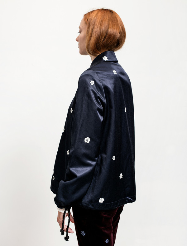 Trademark Reversible Souvenir Jacket Navy Trademark Reversible Souvenir Jacket Navy