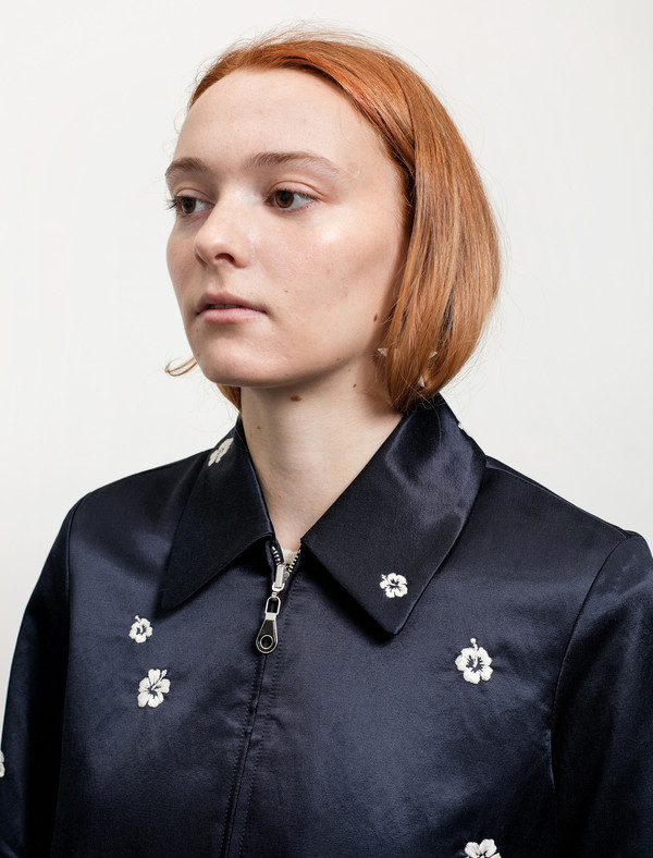 Trademark Reversible Souvenir Jacket Navy Trademark Reversible Souvenir Jacket Navy