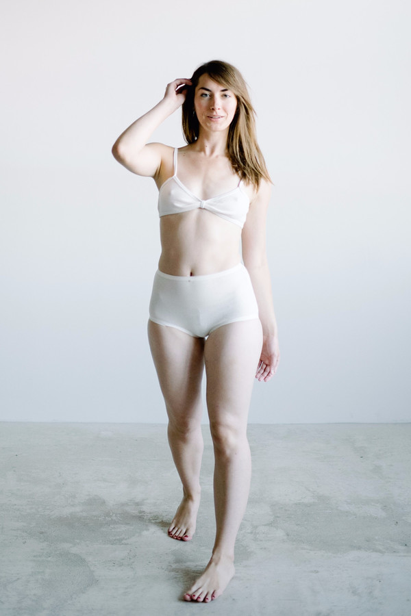 Botanica Workshop Astra Hi-Waist Brief - Vanilla Botanica Workshop Astra Hi-Waist Brief - Vanilla