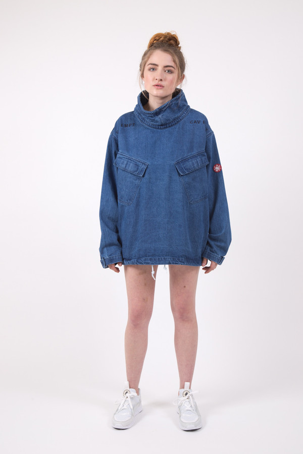 Cav Empt Wash Denim Pullover Jacket Cav Empt Wash Denim Pullover Jacket