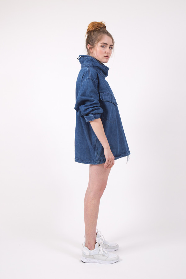 Cav Empt Wash Denim Pullover Jacket Cav Empt Wash Denim Pullover Jacket