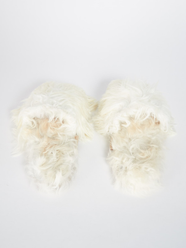 Ariana Bohling Suri Slipper White Ariana Bohling Suri Slipper White