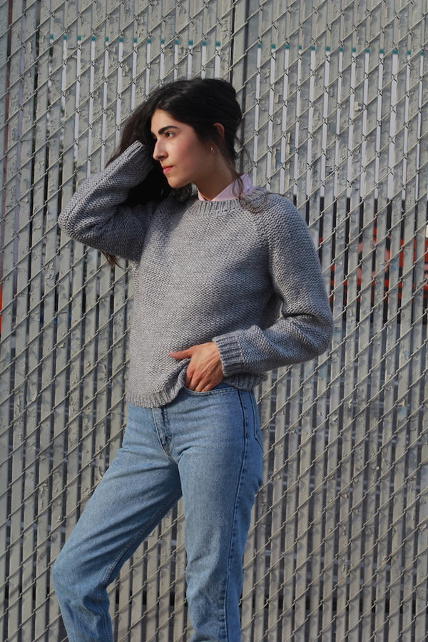 Objects Without Meaning Raglan Sweater, Grey Objects Without Meaning Raglan Sweater, Grey