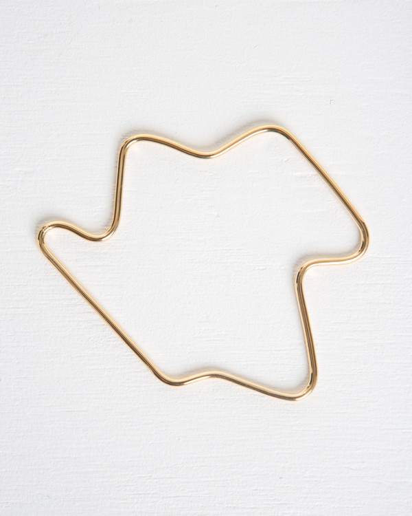 Faux/Real Stressed Out Bangle in Gold Faux/Real Stressed Out Bangle in Gold