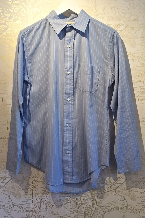 Current Elliott Pinstripe Cotton Prep School Shirt Current Elliott Pinstripe Cotton Prep School Shirt