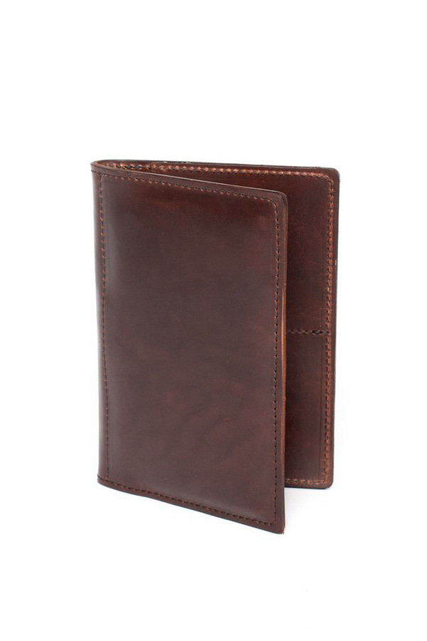 Wood & Faulk Traveler Wallet Dark Brown Wood & Faulk Traveler Wallet Dark Brown