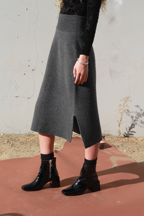 Objects Without Meaning Fitted Skirt, Grey Objects Without Meaning Fitted Skirt, Grey