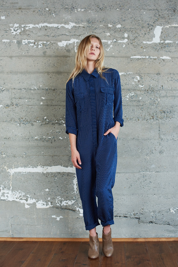 Maud Silk Utility Jumpsuit Maud Silk Utility Jumpsuit