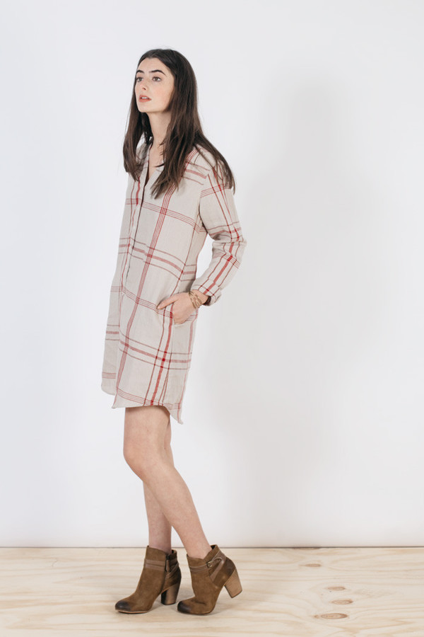 Bridge & Burn Ivy Natural Red Plaid Bridge & Burn Ivy Natural Red Plaid