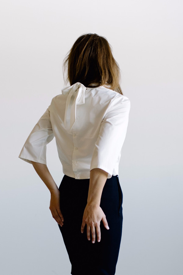Sechung Mock Top - White Sechung Mock Top - White